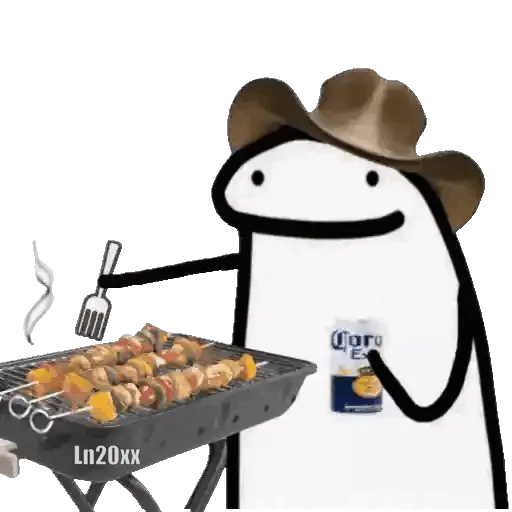 Figurinha: Churrasco e Cerveja