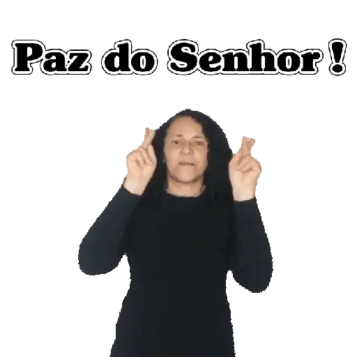 Figurinha: Paz do Senhor