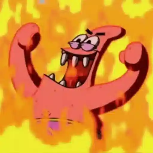 Figurinha: Patrick no inferno