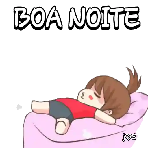 Figurinha: Menina dormindo fofinha