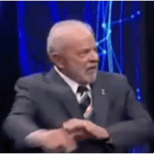 Figurinha: Lula pensativo