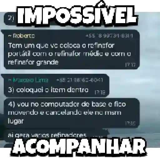 Figurinha: Impossível Acompanhar