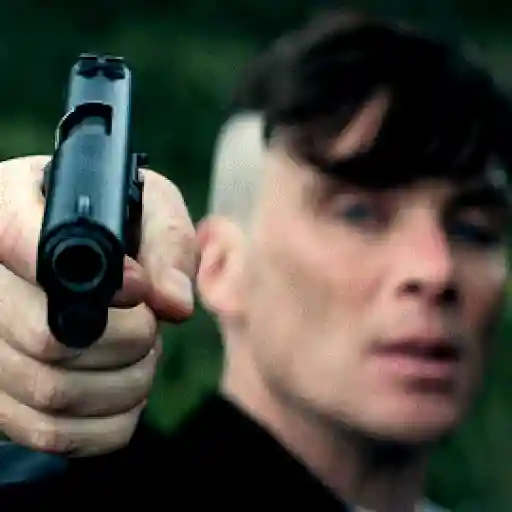 Figurinha: Atirando com a pistola