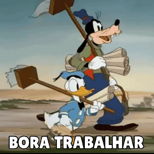 Figurinha: Pateta e Donald: Bora Trabalhar!