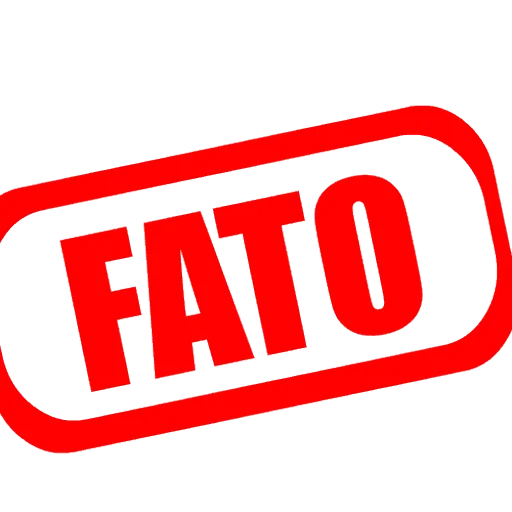 Figurinha: Selo de FATO animado