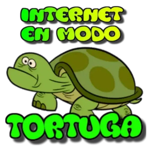 Figurinha: Internet em modo tartaruga