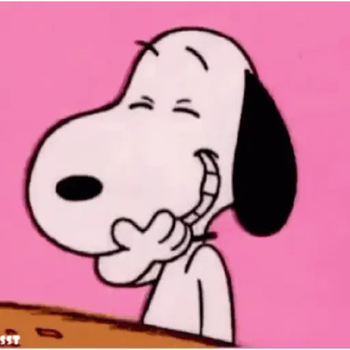 Figurinha: Snoopy Gargalhando