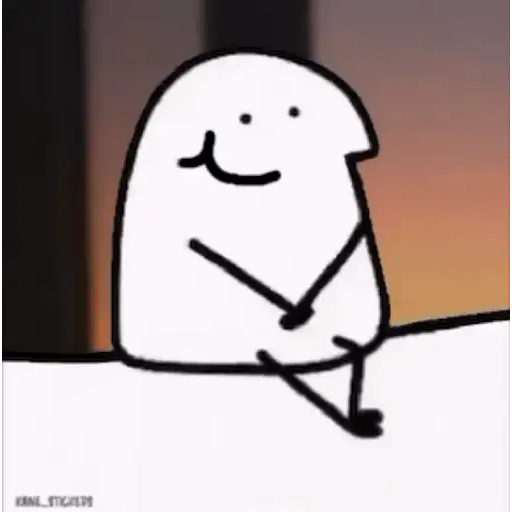 Figurinha: Personagem Flork com glitch