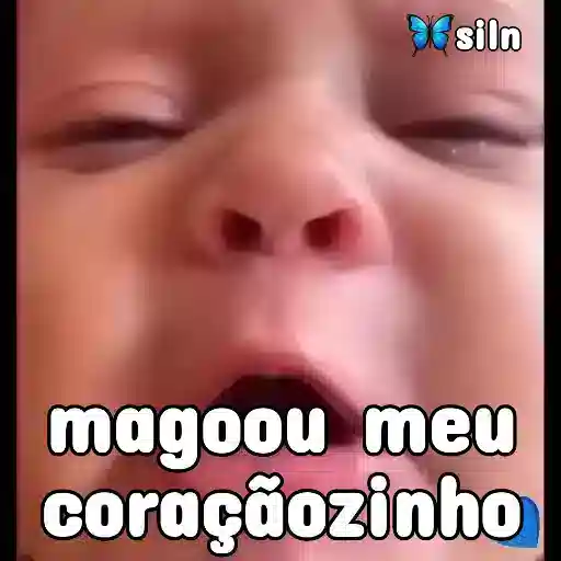 Figurinha: Bebê magoou meu coraçãozinho