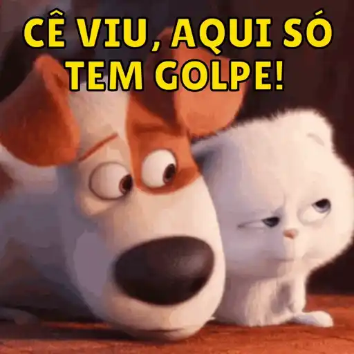 Figurinha: Cachorro e Gato: Cê viu, aqui só tem gol