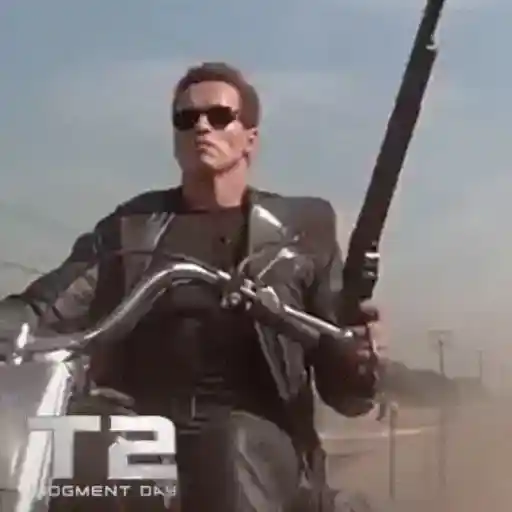Figurinha: Exterminador na Moto