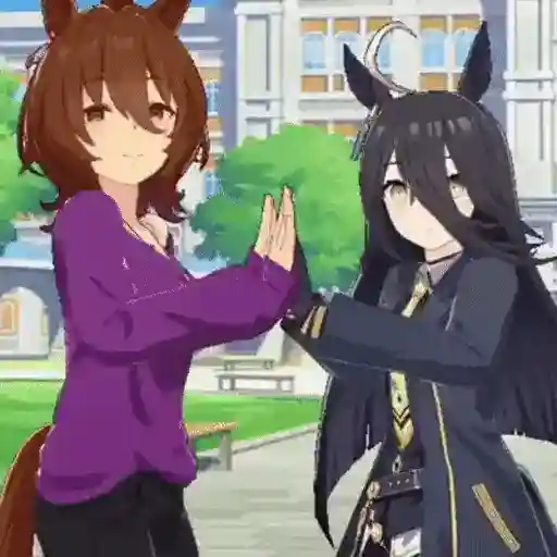 Figurinha: Dando High Five