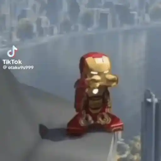 Figurinha: Homem de Ferro LEGO dançando