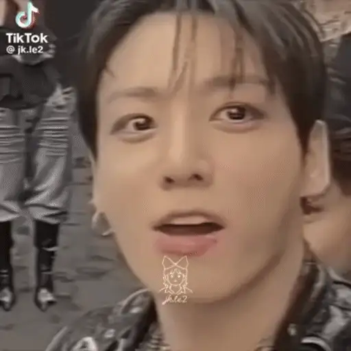 Figurinha: Jungkook rindo