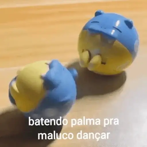 Figurinha: Batendo palma pra maluco dançar