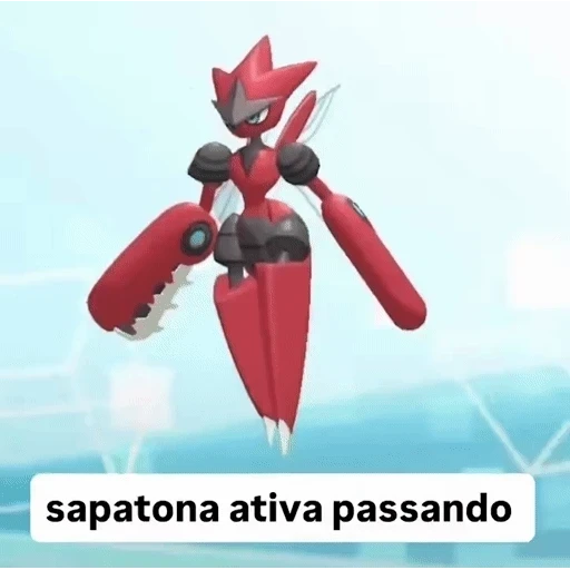 Figurinha: Sapatona ativa passando