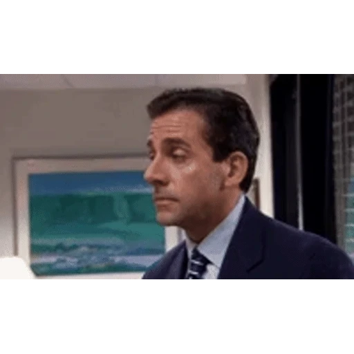 Figurinha: Michael Scott indo embora