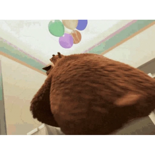 Figurinha: Urso balançando
