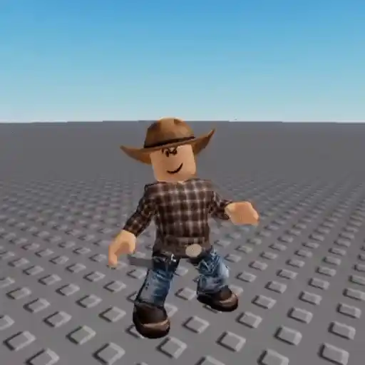 Figurinha: Cowboy Roblox Dançando