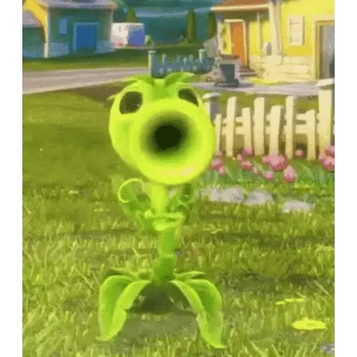 Figurinha: Peashooter Dançando
