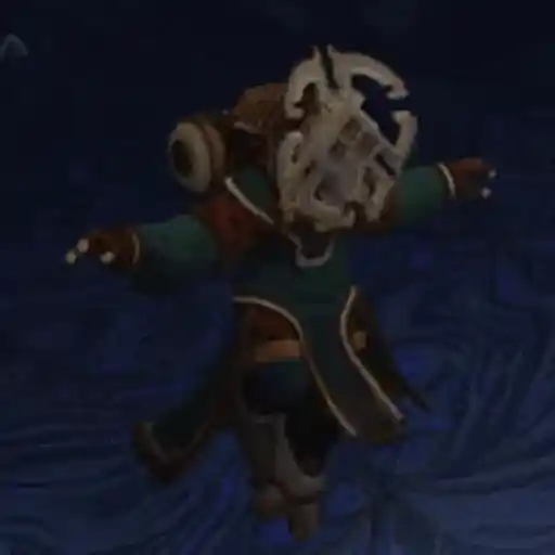 Figurinha: Personagem com roupa de mago