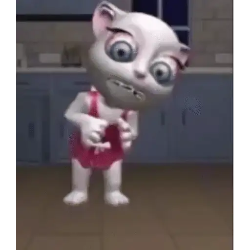 Figurinha: Angela Dançando