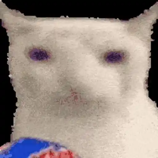 Figurinha: Gato comendo chips
