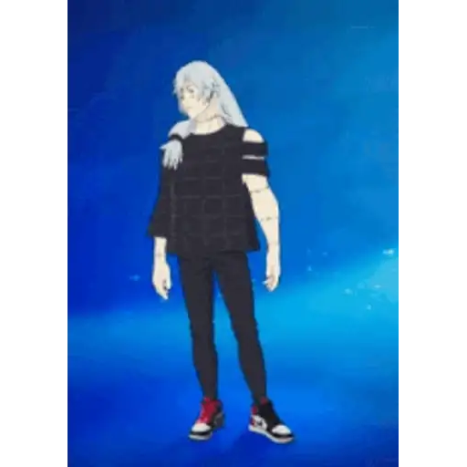 Figurinha: Dança do Personagem com Números Flutuant