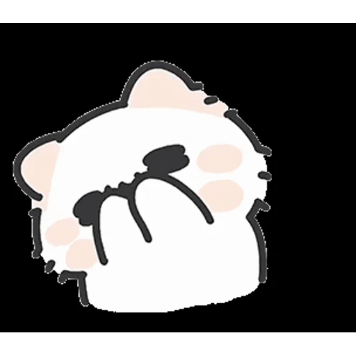 Figurinha: Gatinho fofo apaixonado