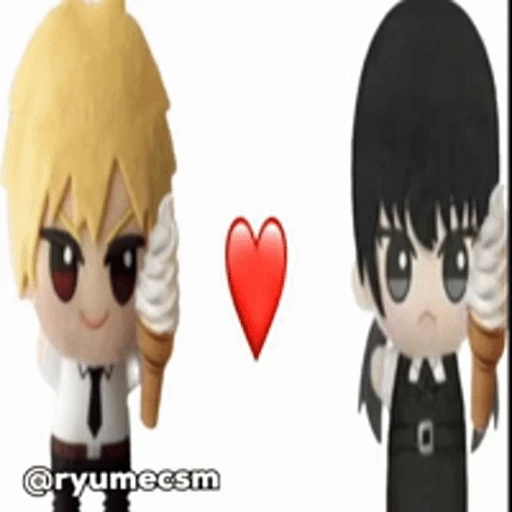 Figurinha: Denji e Asa com Sorvete