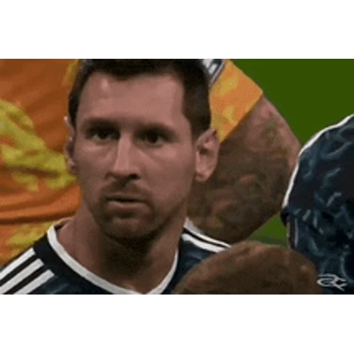 Figurinha: Messi expressivo
