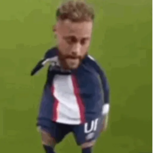 Figurinha: Neymar pequeno dançando