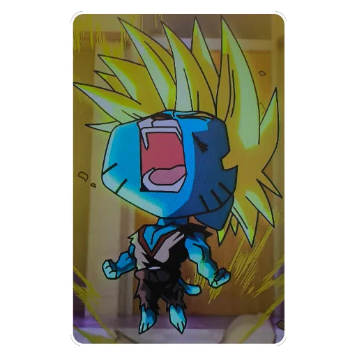Figurinha: Gumball Super Saiyajin
