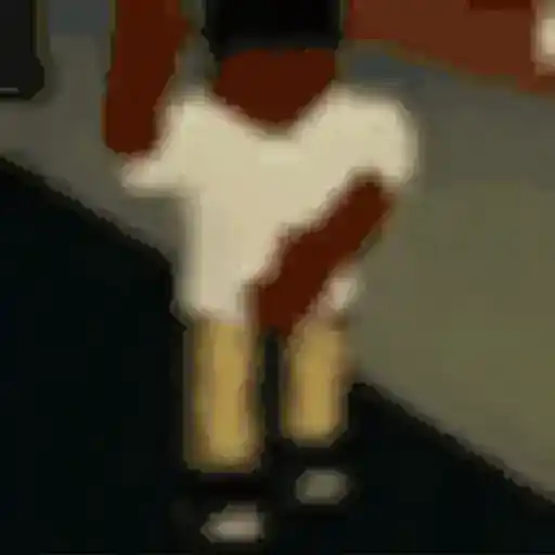 Figurinha: Patinador animado pulando