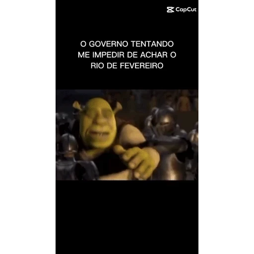 Figurinha: Shrek contra o governo