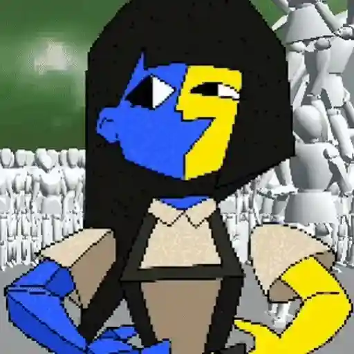 Figurinha: Ena glitch