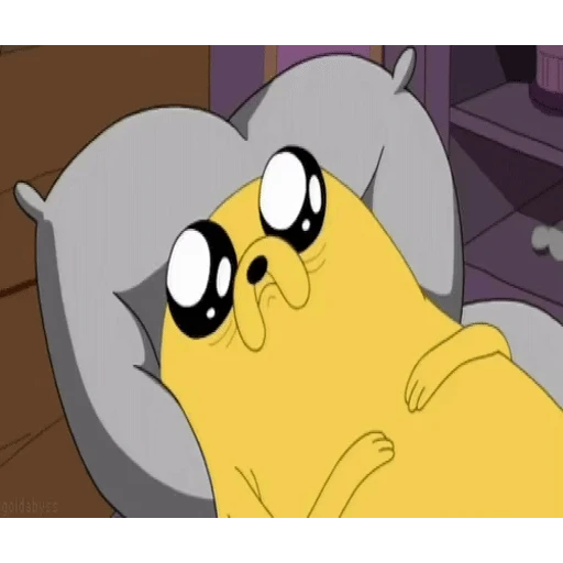Figurinha: Jake deitado
