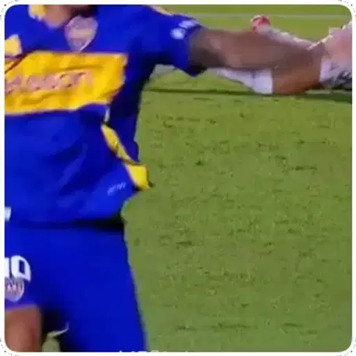 Figurinha: Jogador comemora gol