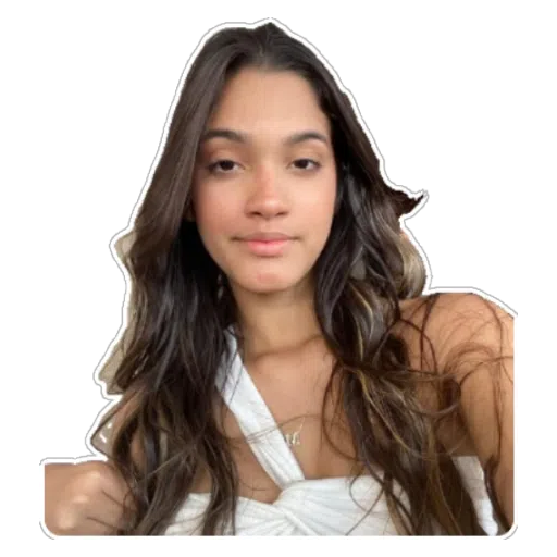 Figurinha: Sticker de Garota Jovem