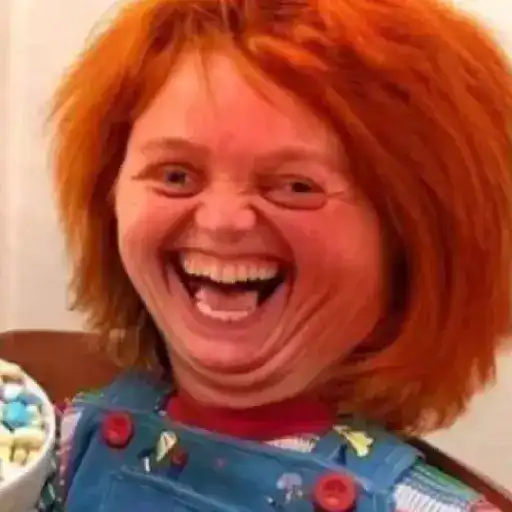 Figurinha: Chucky Rindo