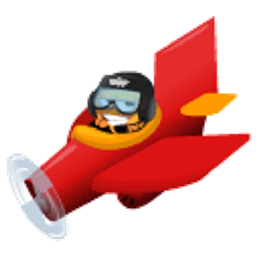 Figurinha: Piloto de Avião Animado