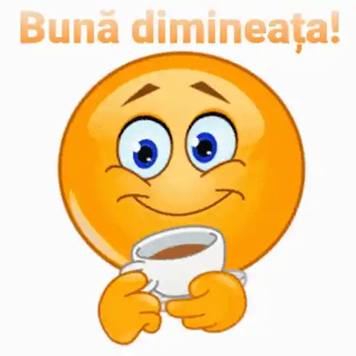Figurinha: Bom dia com café