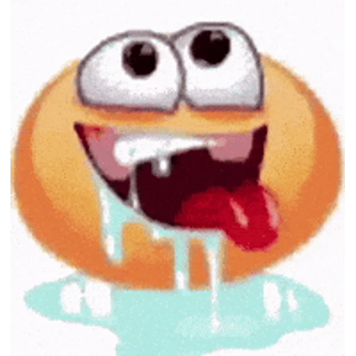 Figurinha: Emoji babando