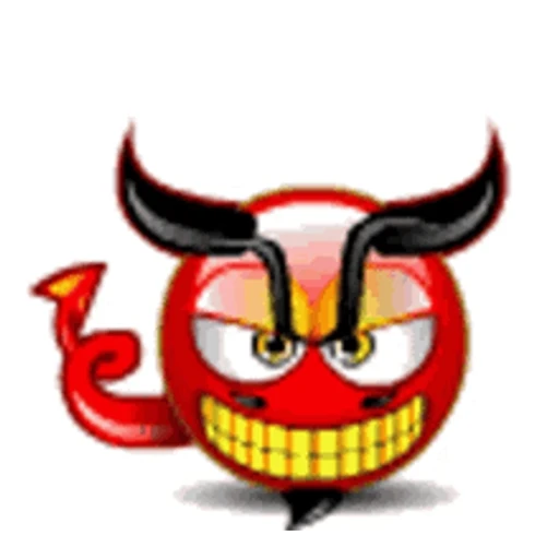Figurinha: Emoji Diabinho Animado