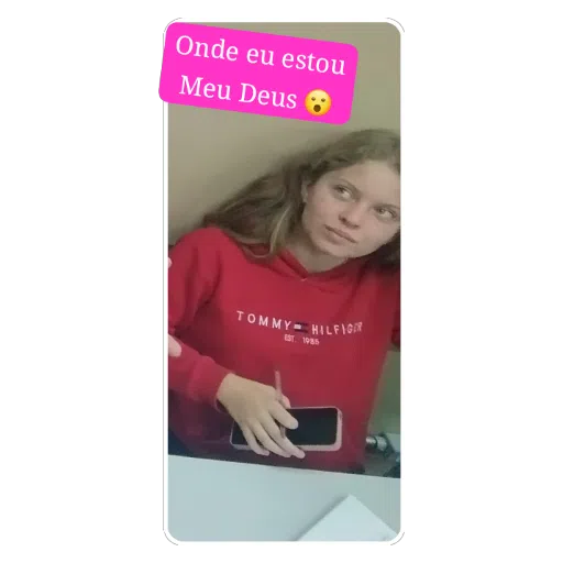 Figurinha: Onde eu estou Meu Deus