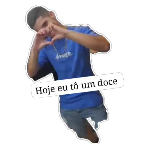 Figurinha: Hoje eu tô um doce