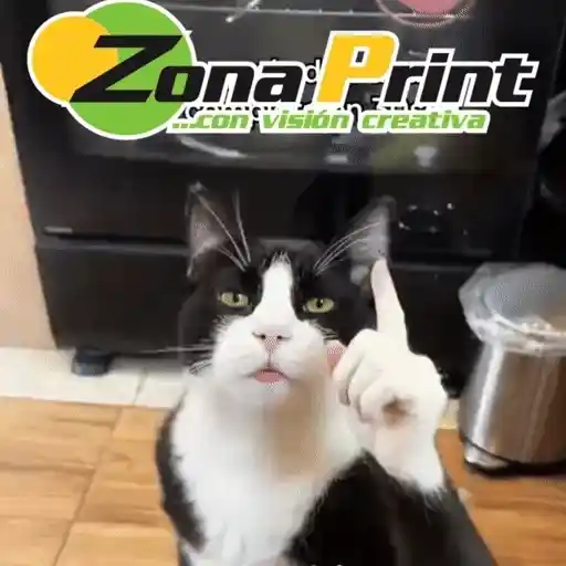 Figurinha: Zona Print Gato