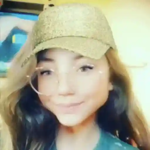 Figurinha: Garota com Filtros de Estilo