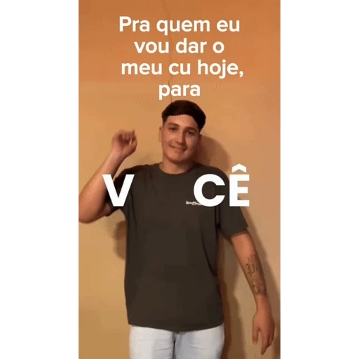 Figurinha: Pra quem eu vou dar o meu cu hoje