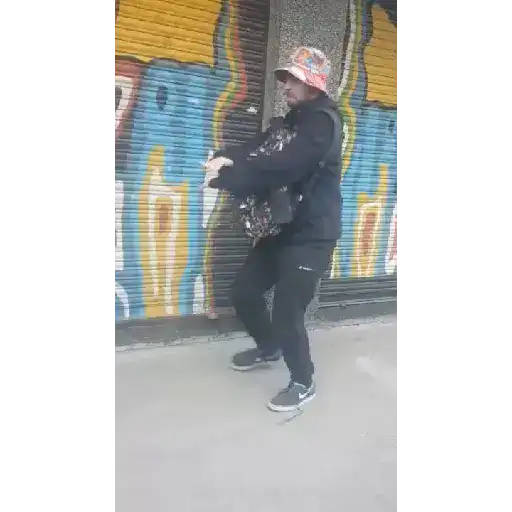 Figurinha: Dancinha do mochileiro
